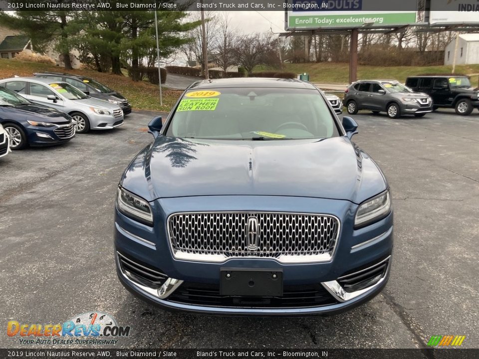 2019 Lincoln Nautilus Reserve AWD Blue Diamond / Slate Photo #10