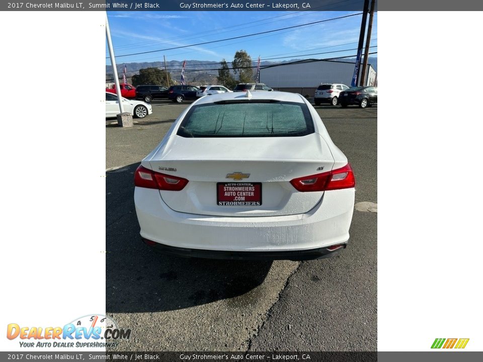 2017 Chevrolet Malibu LT Summit White / Jet Black Photo #6