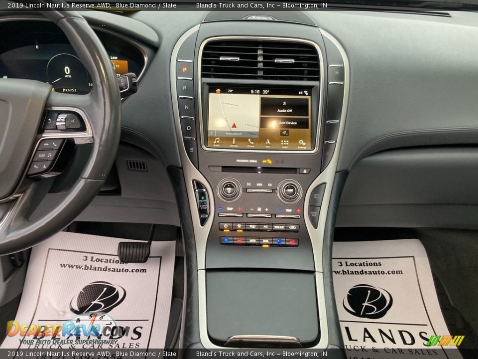 2019 Lincoln Nautilus Reserve AWD Blue Diamond / Slate Photo #14