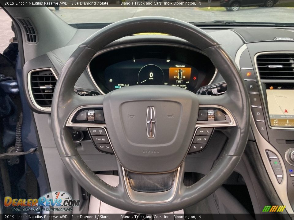 2019 Lincoln Nautilus Reserve AWD Steering Wheel Photo #15