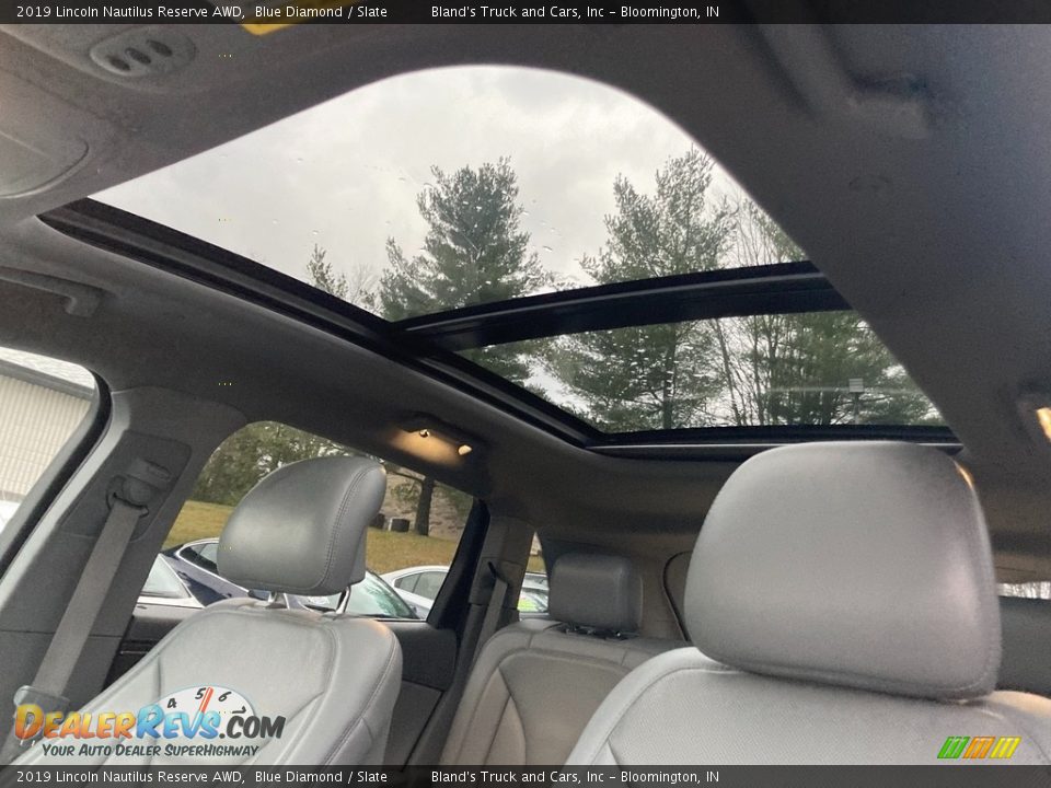 2019 Lincoln Nautilus Reserve AWD Blue Diamond / Slate Photo #23