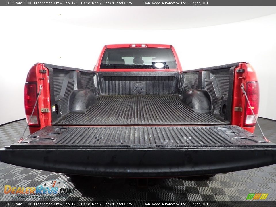 2014 Ram 3500 Tradesman Crew Cab 4x4 Flame Red / Black/Diesel Gray Photo #8