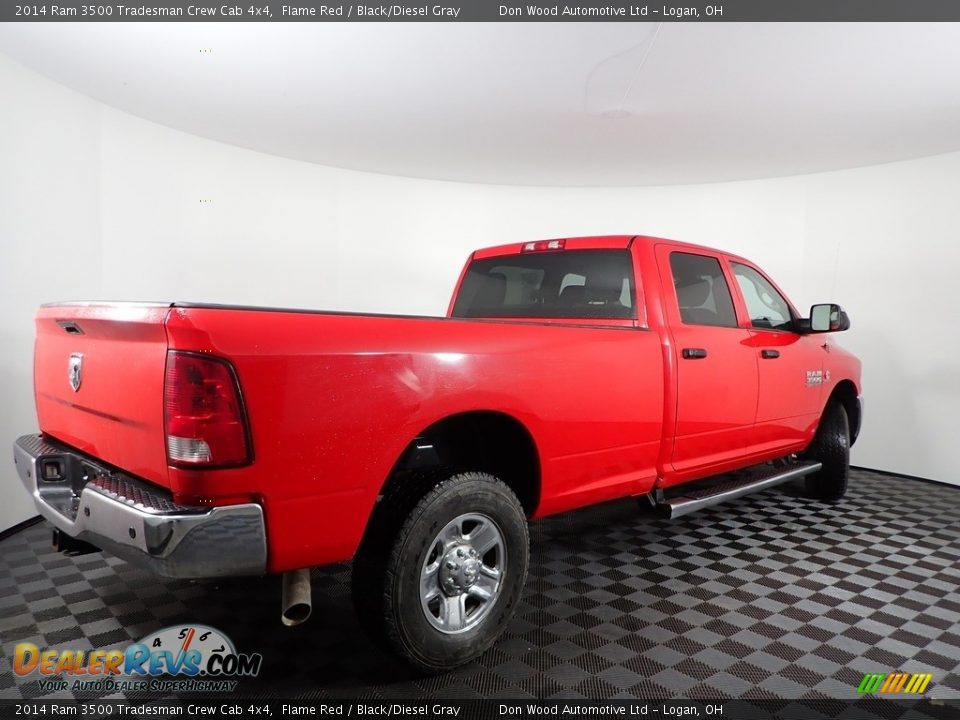 Flame Red 2014 Ram 3500 Tradesman Crew Cab 4x4 Photo #9