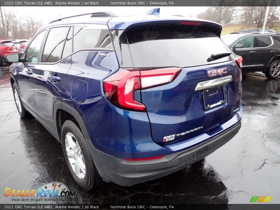 2022 GMC Terrain SLE AWD Marine Metallic / Jet Black Photo #4