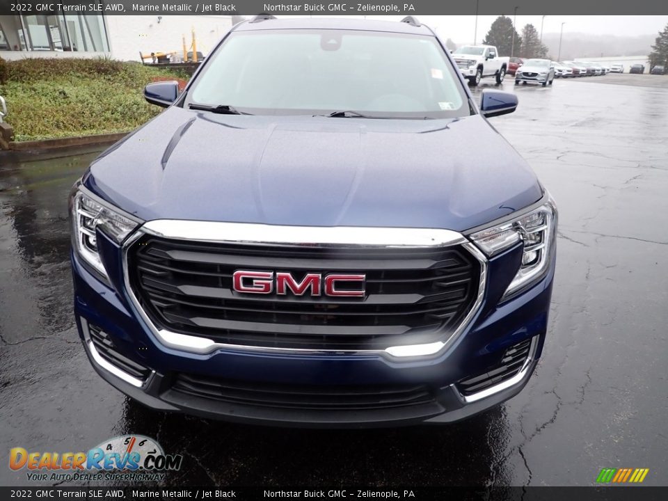 2022 GMC Terrain SLE AWD Marine Metallic / Jet Black Photo #11