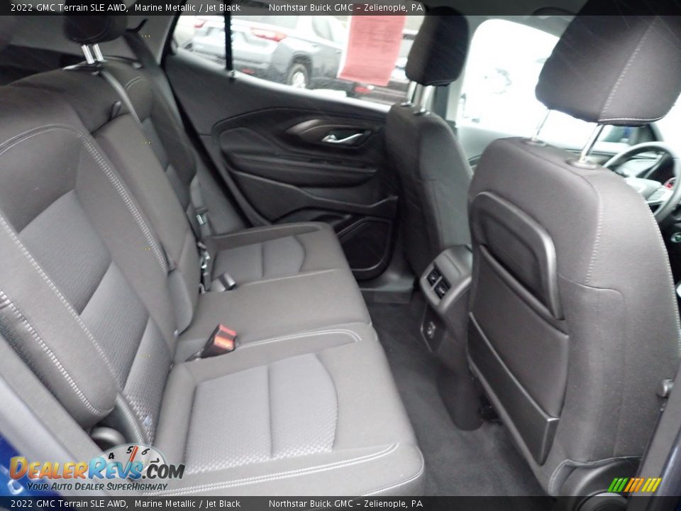 Rear Seat of 2022 GMC Terrain SLE AWD Photo #15