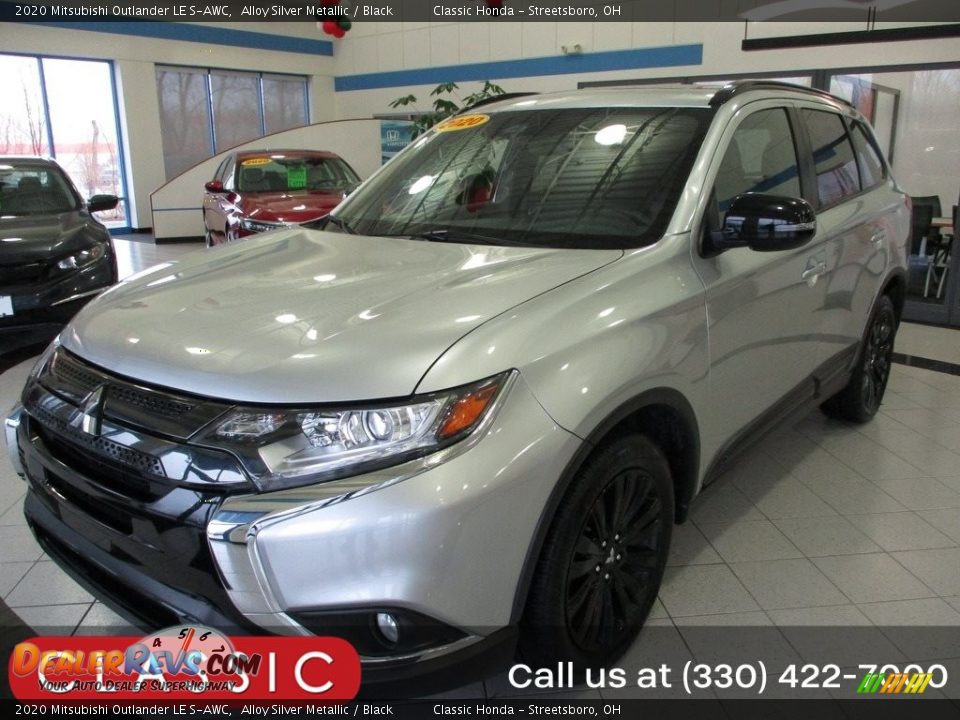 2020 Mitsubishi Outlander LE S-AWC Alloy Silver Metallic / Black Photo #1