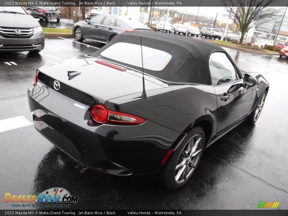 2022 Mazda MX-5 Miata Grand Touring Jet Black Mica / Black Photo #9