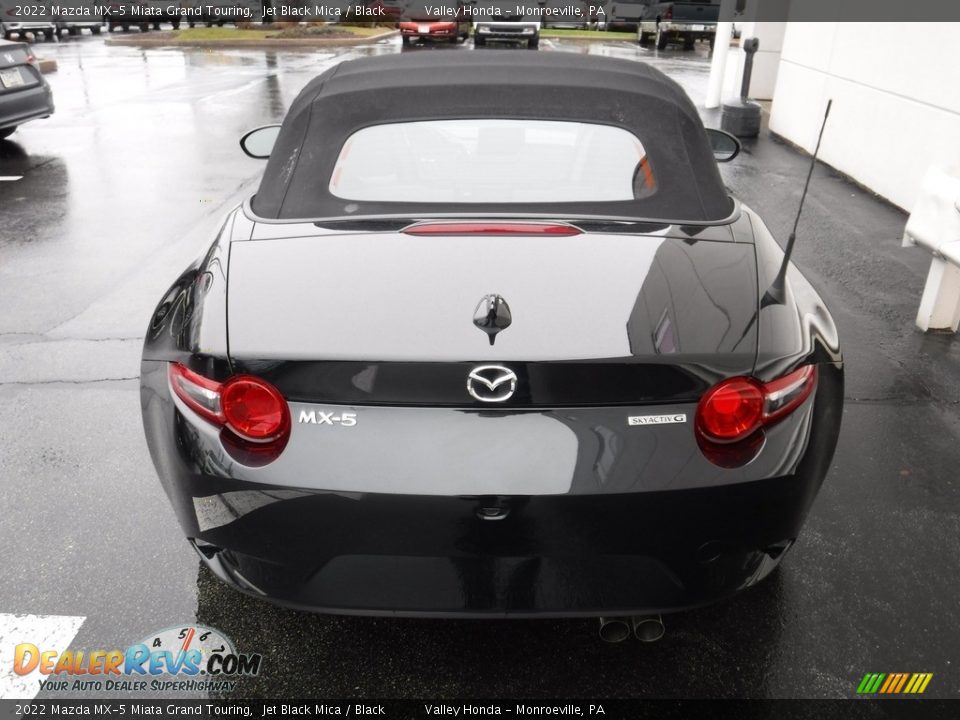 2022 Mazda MX-5 Miata Grand Touring Jet Black Mica / Black Photo #10