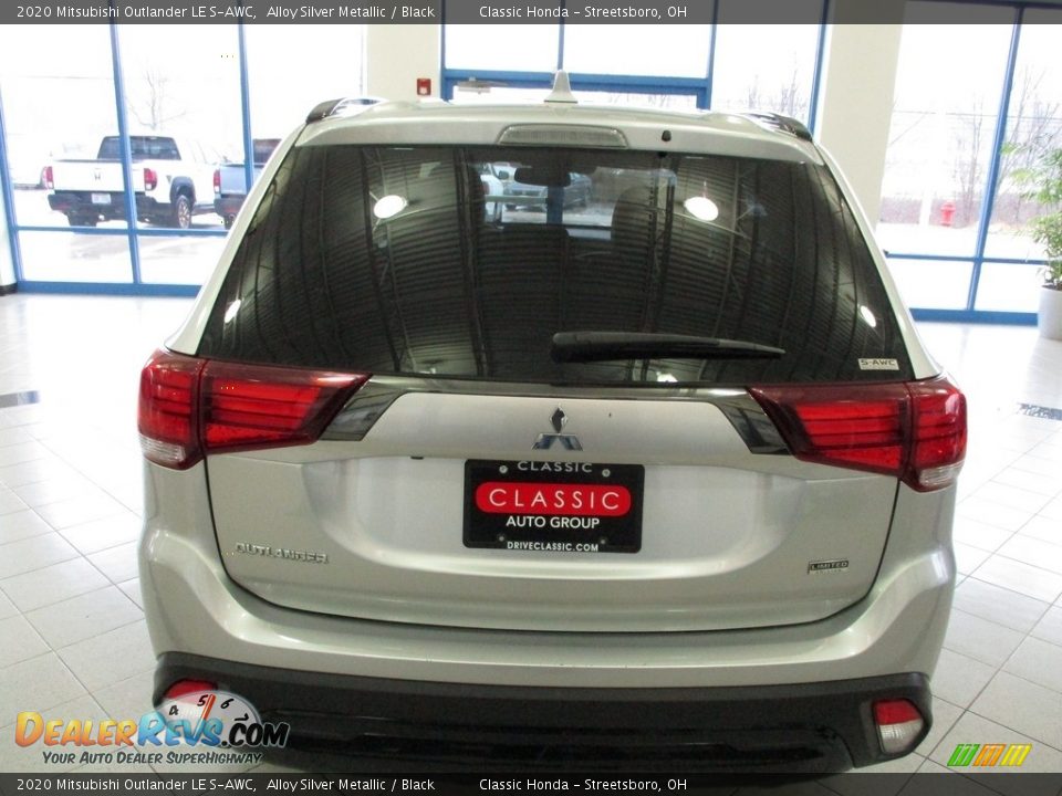 2020 Mitsubishi Outlander LE S-AWC Alloy Silver Metallic / Black Photo #8