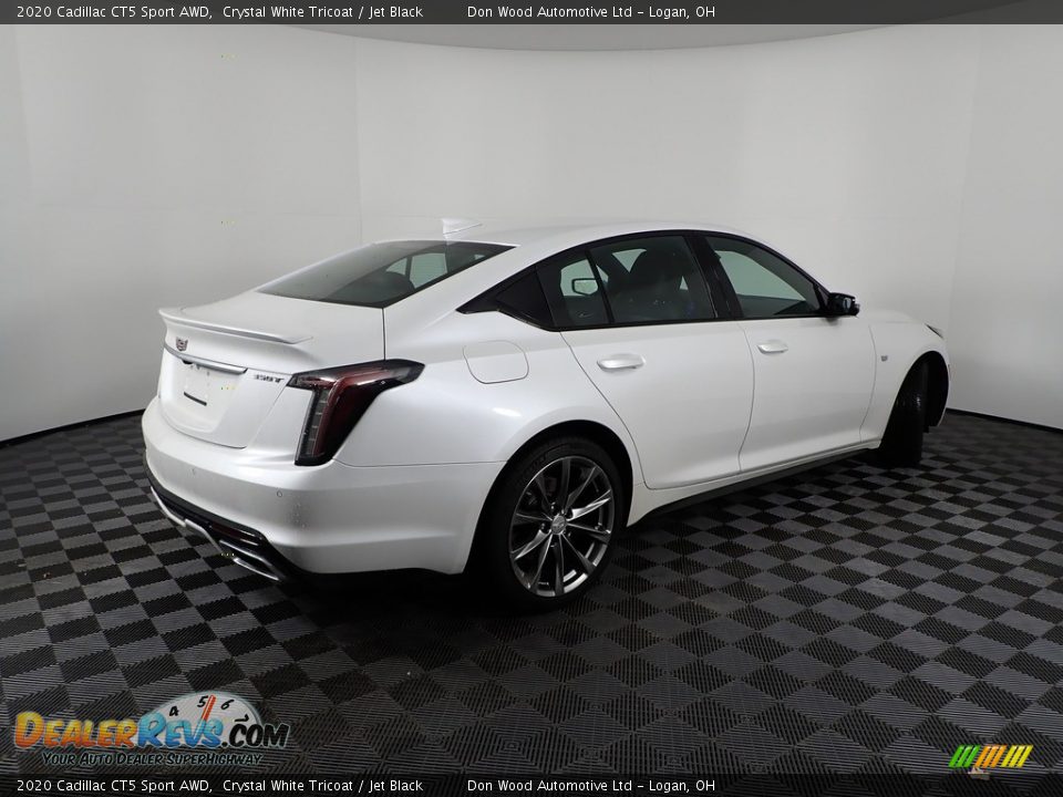 2020 Cadillac CT5 Sport AWD Crystal White Tricoat / Jet Black Photo #11