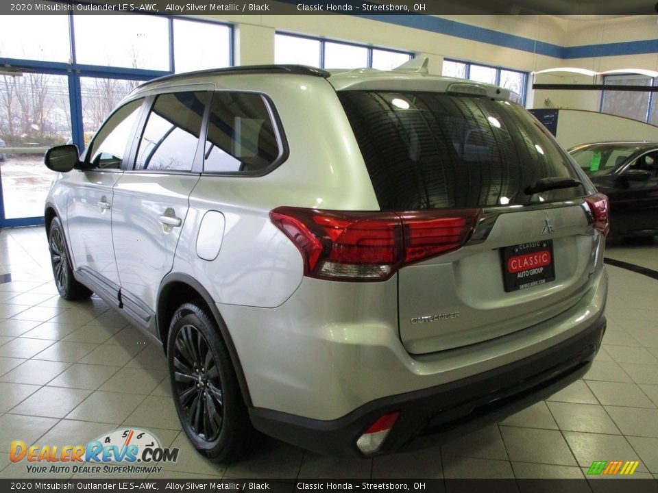 2020 Mitsubishi Outlander LE S-AWC Alloy Silver Metallic / Black Photo #9