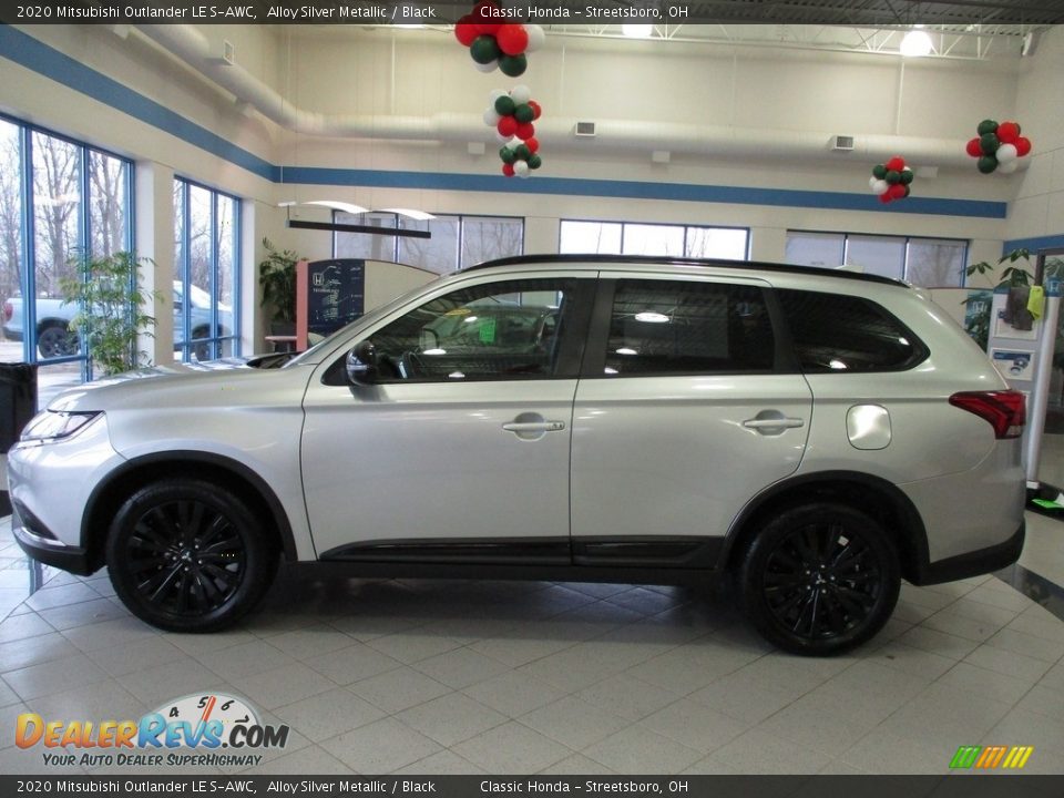 2020 Mitsubishi Outlander LE S-AWC Alloy Silver Metallic / Black Photo #11