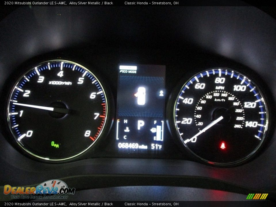 2020 Mitsubishi Outlander LE S-AWC Alloy Silver Metallic / Black Photo #18