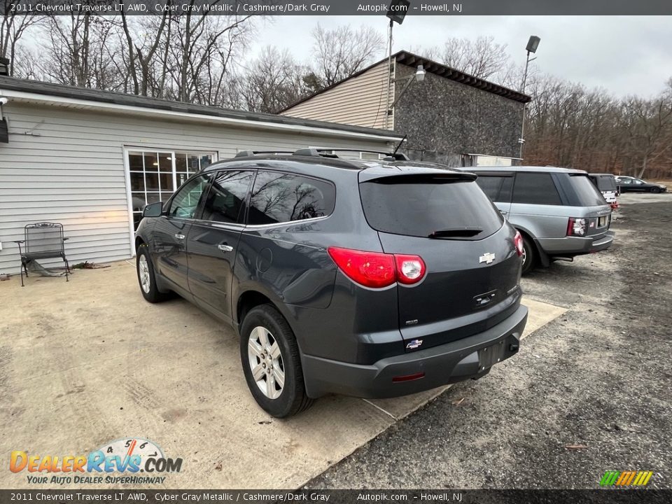 2011 Chevrolet Traverse LT AWD Cyber Gray Metallic / Cashmere/Dark Gray Photo #9