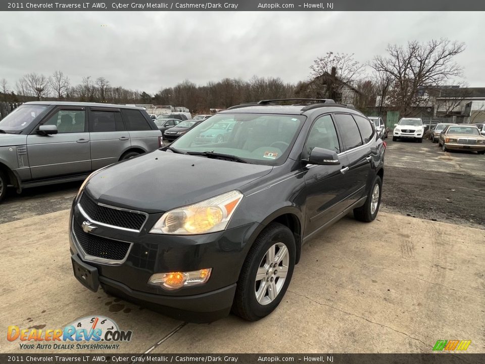 2011 Chevrolet Traverse LT AWD Cyber Gray Metallic / Cashmere/Dark Gray Photo #13