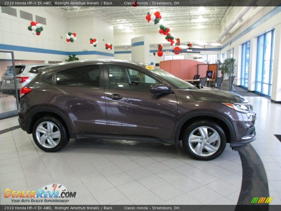 2019 Honda HR-V EX AWD Midnight Amethyst Metallic / Black Photo #4