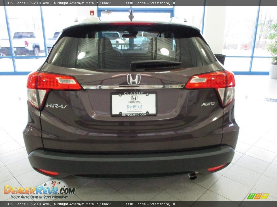 2019 Honda HR-V EX AWD Midnight Amethyst Metallic / Black Photo #8