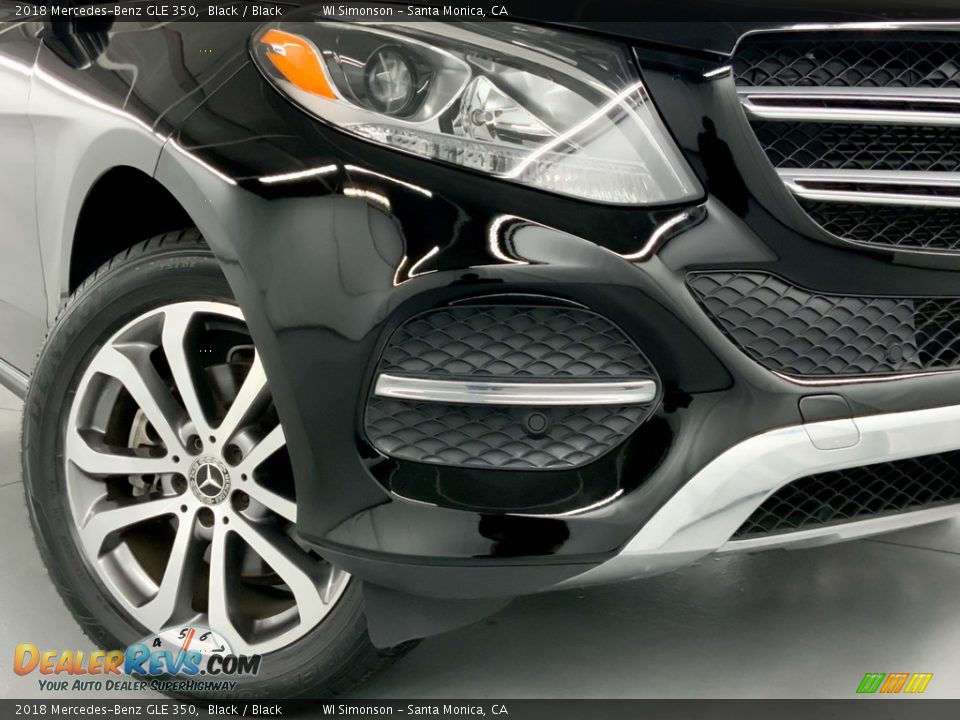 2018 Mercedes-Benz GLE 350 Black / Black Photo #3