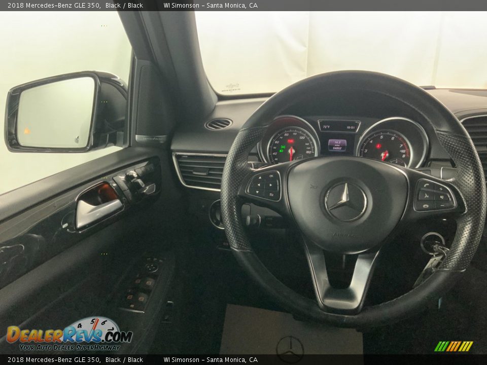 2018 Mercedes-Benz GLE 350 Black / Black Photo #24