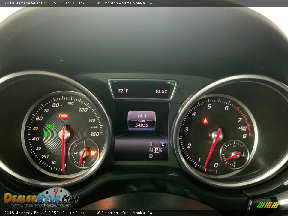 2018 Mercedes-Benz GLE 350 Black / Black Photo #28