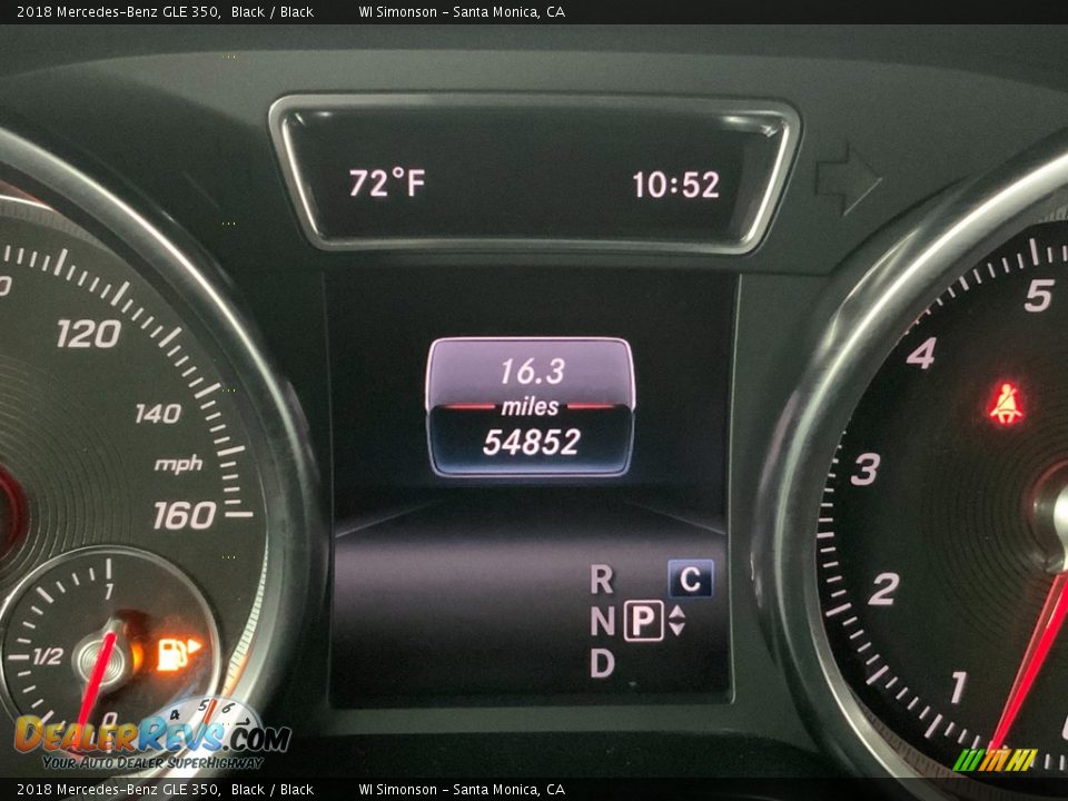 2018 Mercedes-Benz GLE 350 Black / Black Photo #29