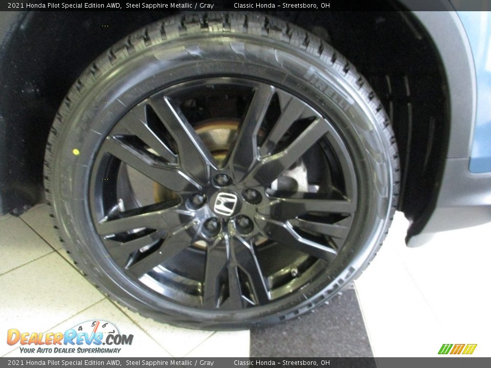2021 Honda Pilot Special Edition AWD Steel Sapphire Metallic / Gray Photo #5