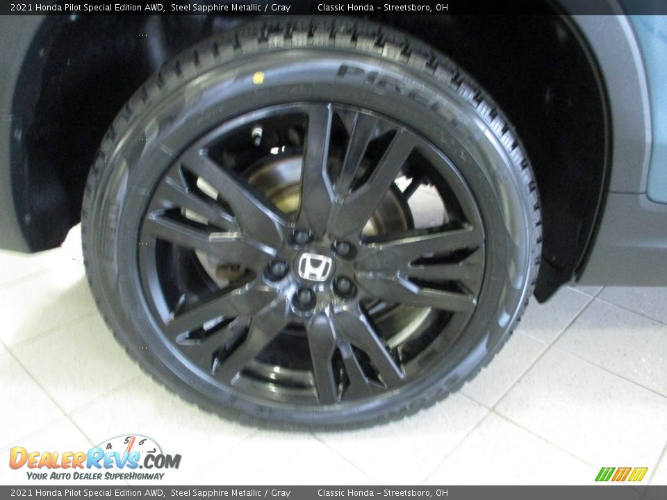 2021 Honda Pilot Special Edition AWD Steel Sapphire Metallic / Gray Photo #6