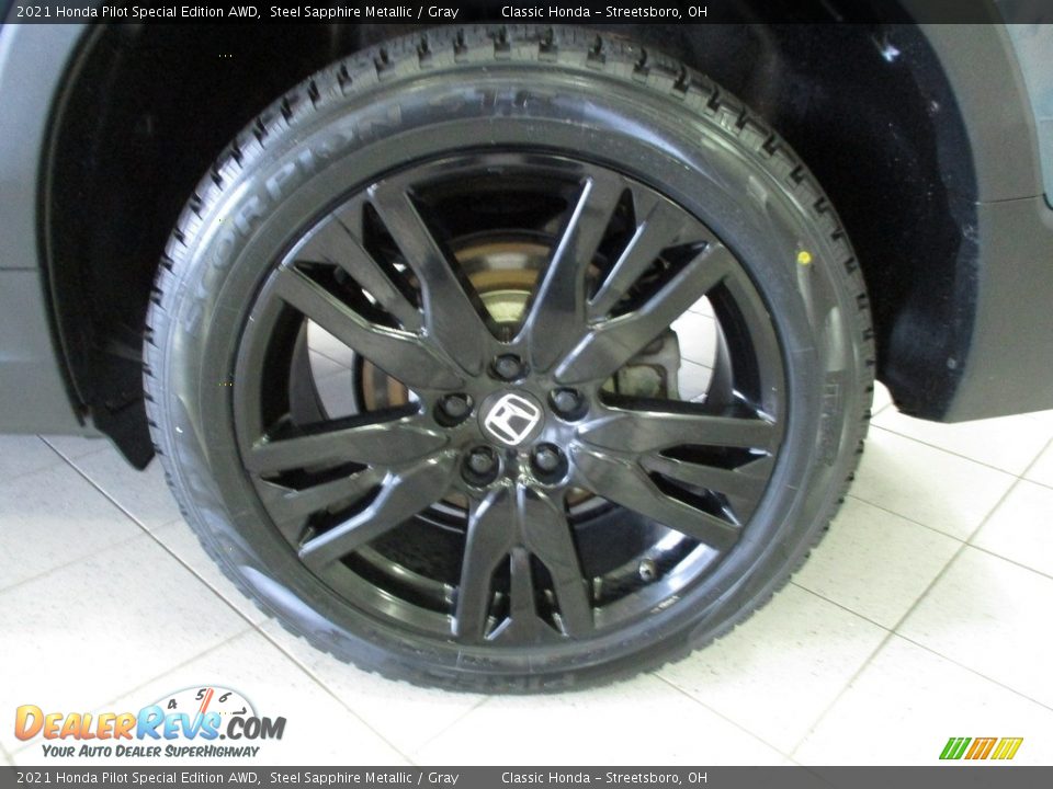 2021 Honda Pilot Special Edition AWD Steel Sapphire Metallic / Gray Photo #11