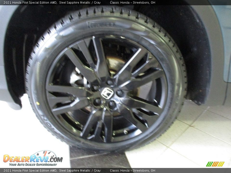 2021 Honda Pilot Special Edition AWD Steel Sapphire Metallic / Gray Photo #12