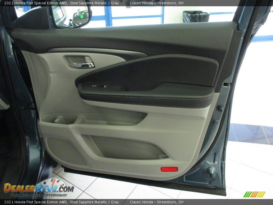 2021 Honda Pilot Special Edition AWD Steel Sapphire Metallic / Gray Photo #14
