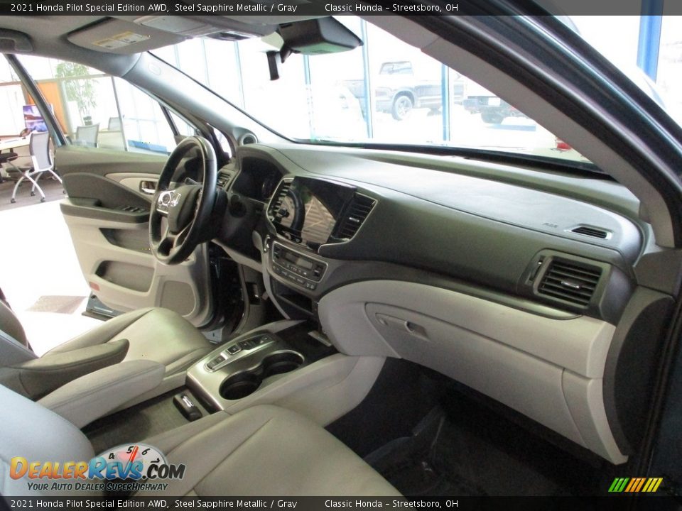 2021 Honda Pilot Special Edition AWD Steel Sapphire Metallic / Gray Photo #15