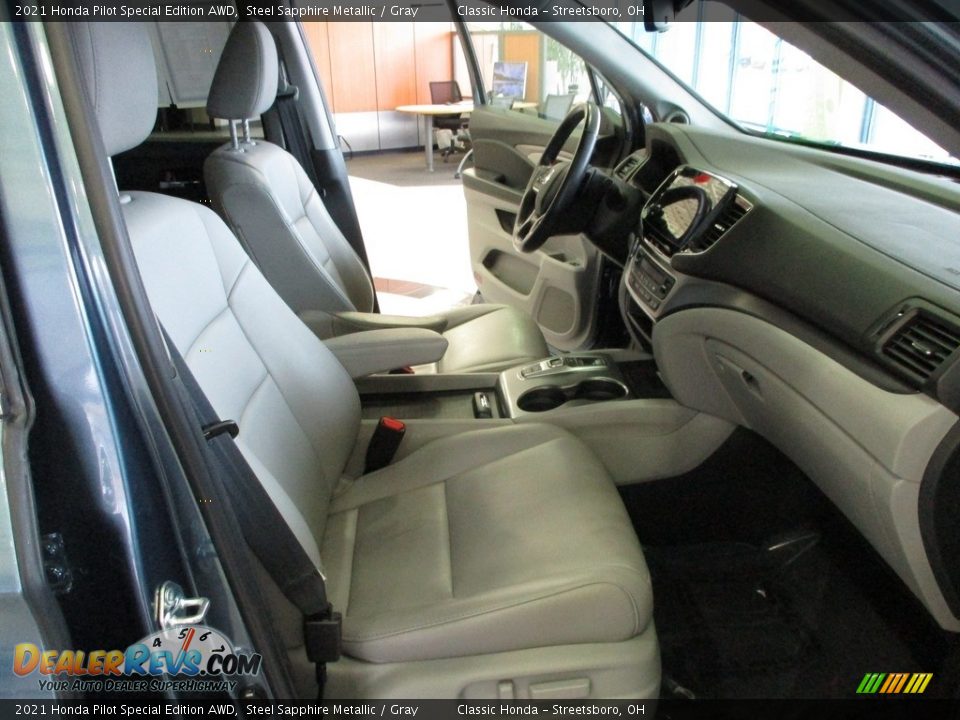 2021 Honda Pilot Special Edition AWD Steel Sapphire Metallic / Gray Photo #16