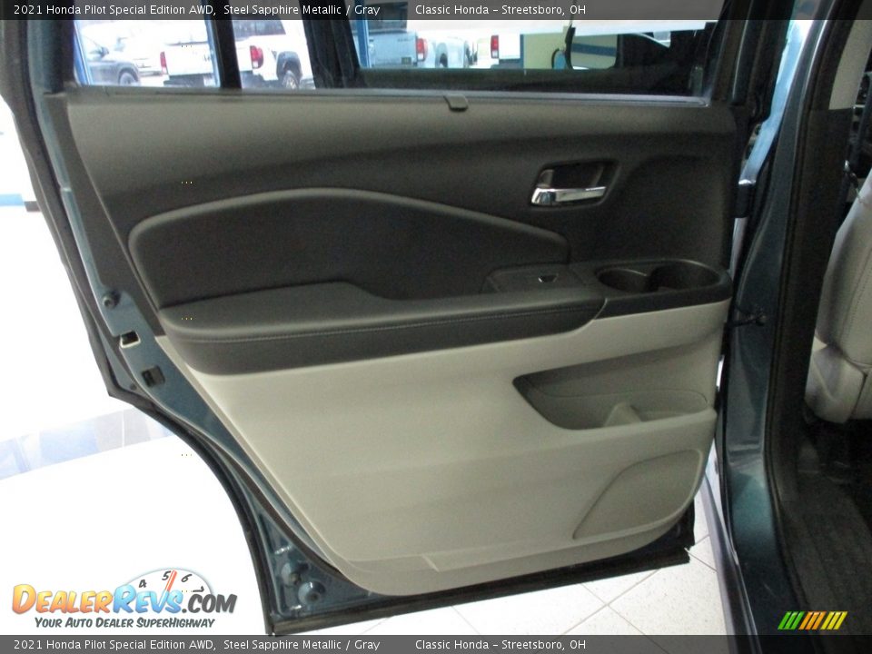 2021 Honda Pilot Special Edition AWD Steel Sapphire Metallic / Gray Photo #24