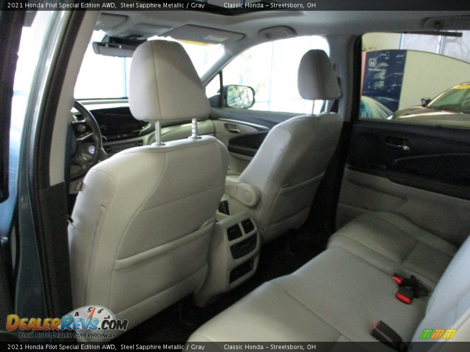 2021 Honda Pilot Special Edition AWD Steel Sapphire Metallic / Gray Photo #25