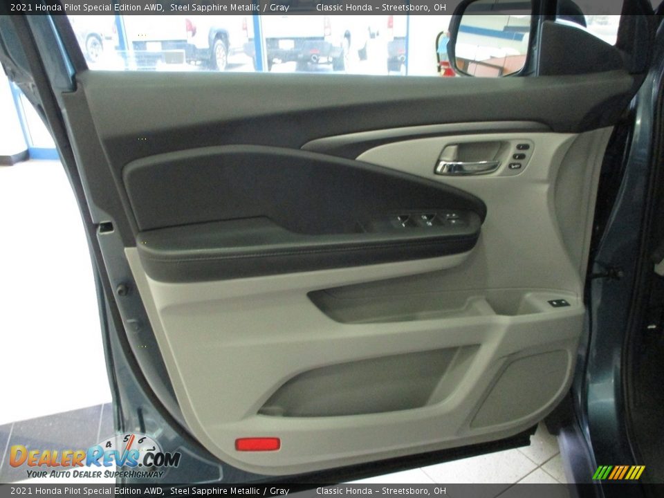 2021 Honda Pilot Special Edition AWD Steel Sapphire Metallic / Gray Photo #28