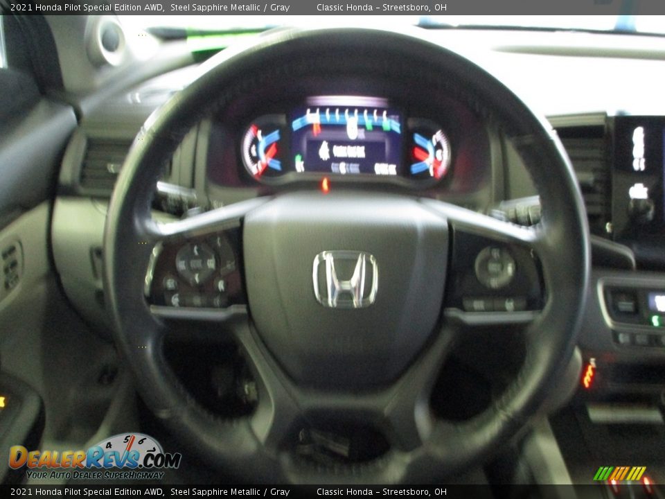 2021 Honda Pilot Special Edition AWD Steel Sapphire Metallic / Gray Photo #32