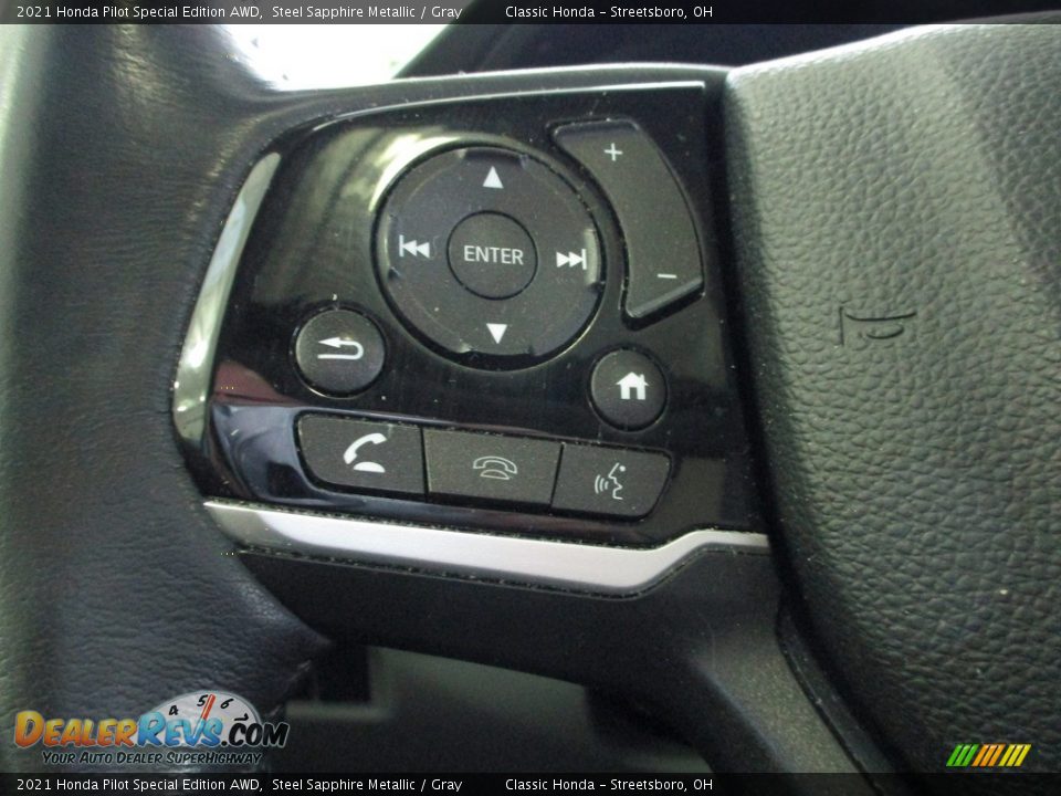 2021 Honda Pilot Special Edition AWD Steel Sapphire Metallic / Gray Photo #33