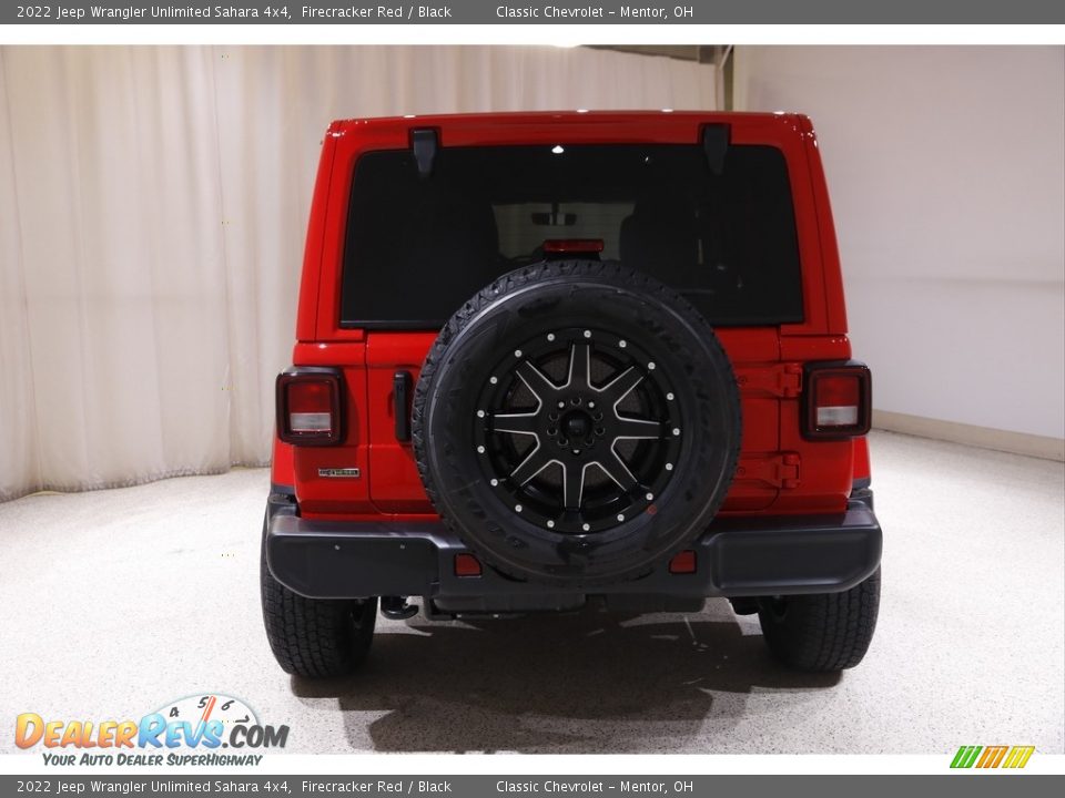 2022 Jeep Wrangler Unlimited Sahara 4x4 Firecracker Red / Black Photo #19