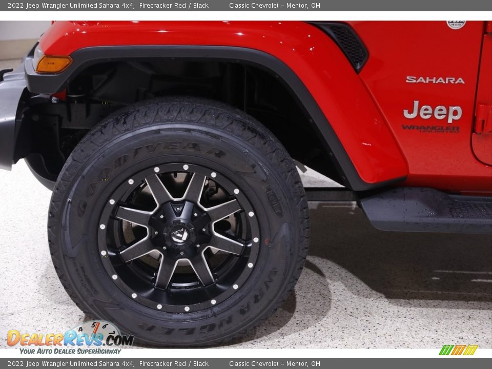 2022 Jeep Wrangler Unlimited Sahara 4x4 Firecracker Red / Black Photo #21