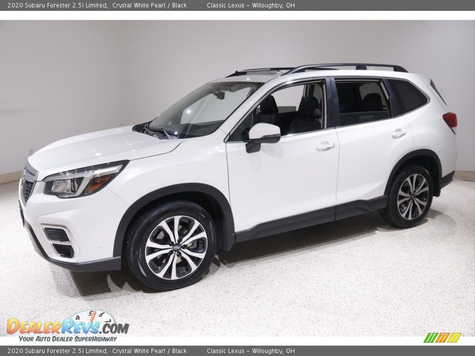 2020 Subaru Forester 2.5i Limited Crystal White Pearl / Black Photo #3