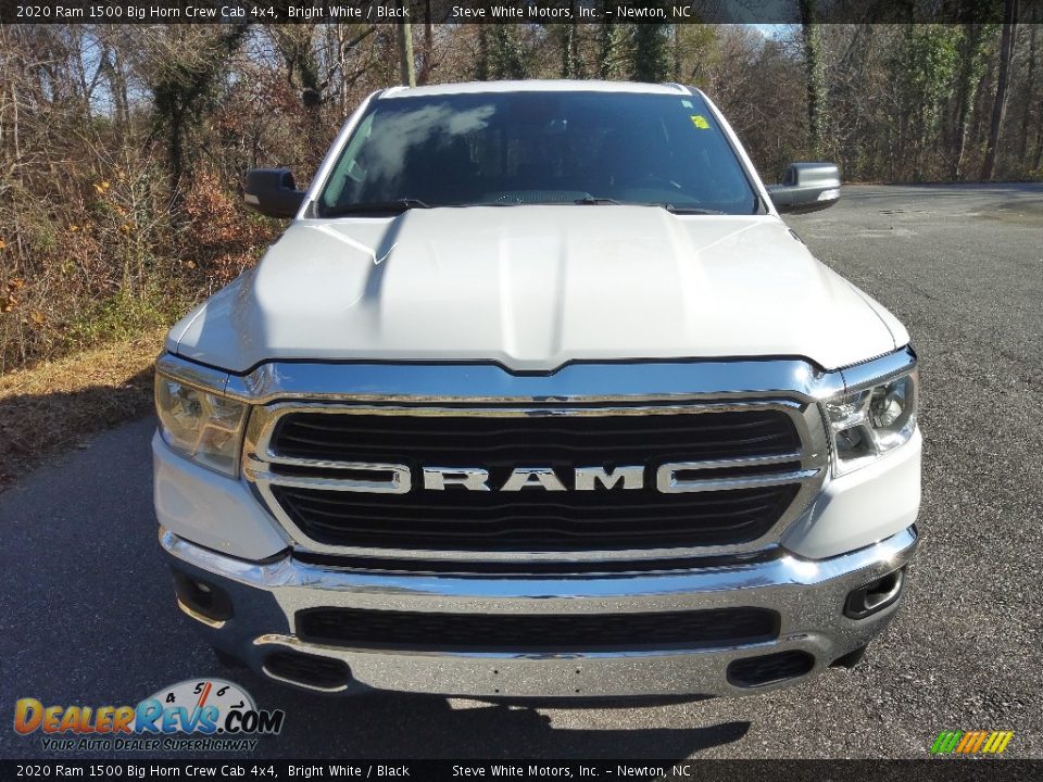 2020 Ram 1500 Big Horn Crew Cab 4x4 Bright White / Black Photo #3