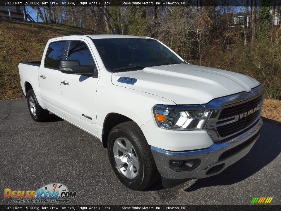 2020 Ram 1500 Big Horn Crew Cab 4x4 Bright White / Black Photo #4