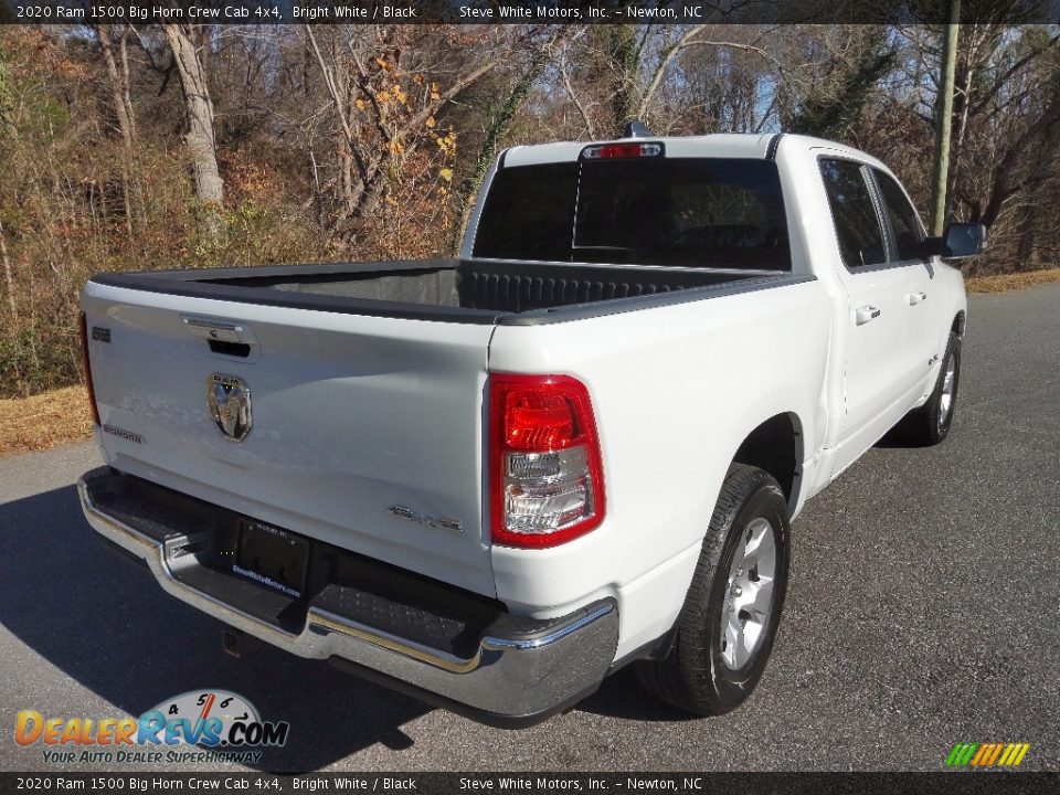 2020 Ram 1500 Big Horn Crew Cab 4x4 Bright White / Black Photo #6