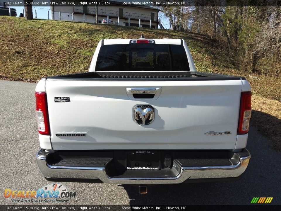 2020 Ram 1500 Big Horn Crew Cab 4x4 Bright White / Black Photo #7