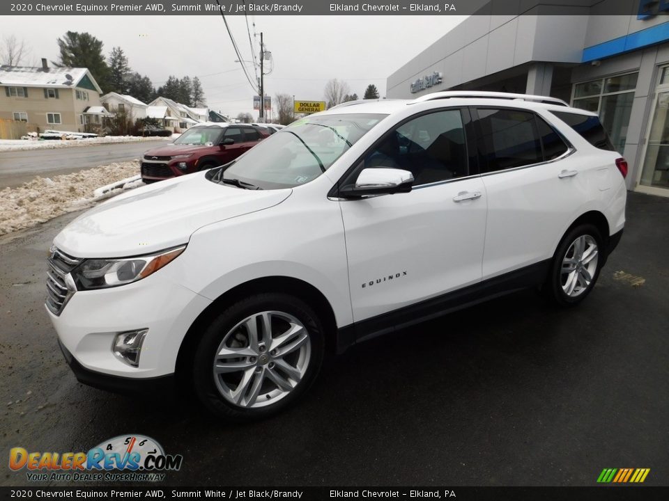 2020 Chevrolet Equinox Premier AWD Summit White / Jet Black/Brandy Photo #1