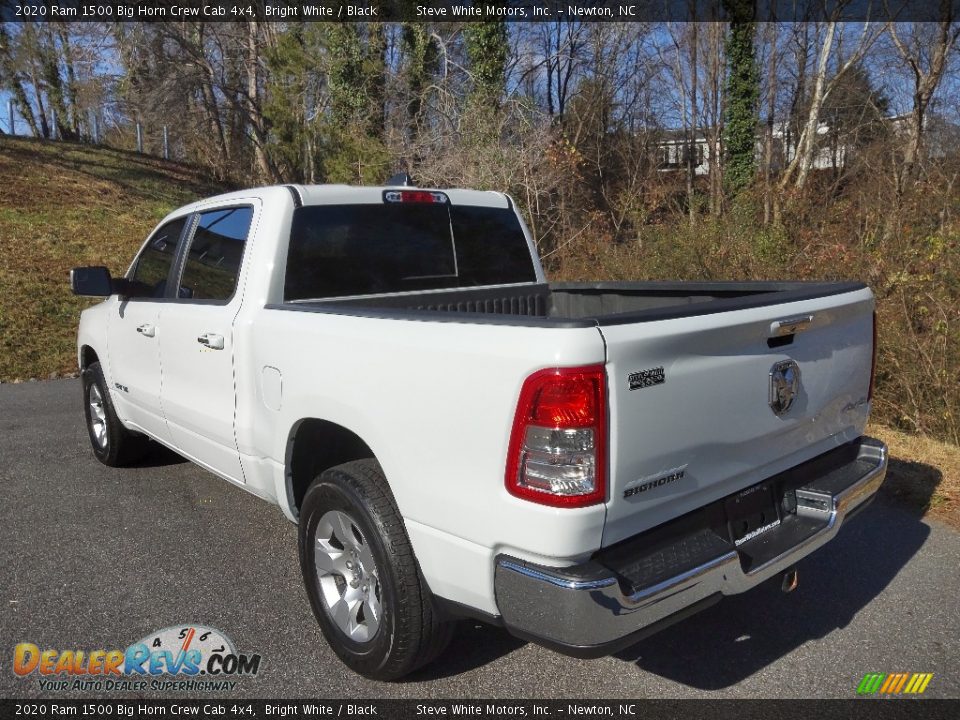 2020 Ram 1500 Big Horn Crew Cab 4x4 Bright White / Black Photo #9