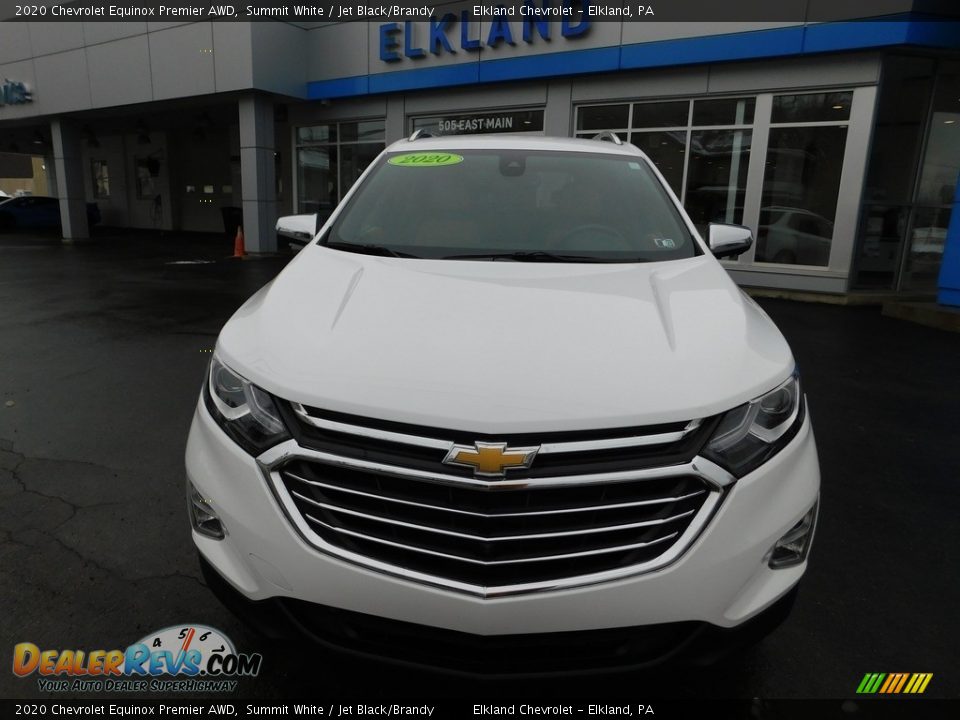 2020 Chevrolet Equinox Premier AWD Summit White / Jet Black/Brandy Photo #3