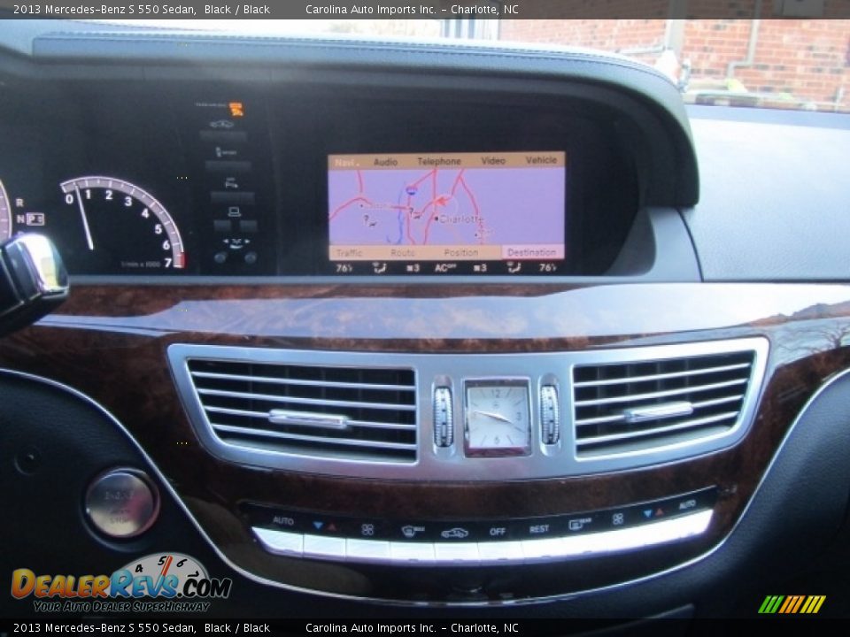 2013 Mercedes-Benz S 550 Sedan Black / Black Photo #15