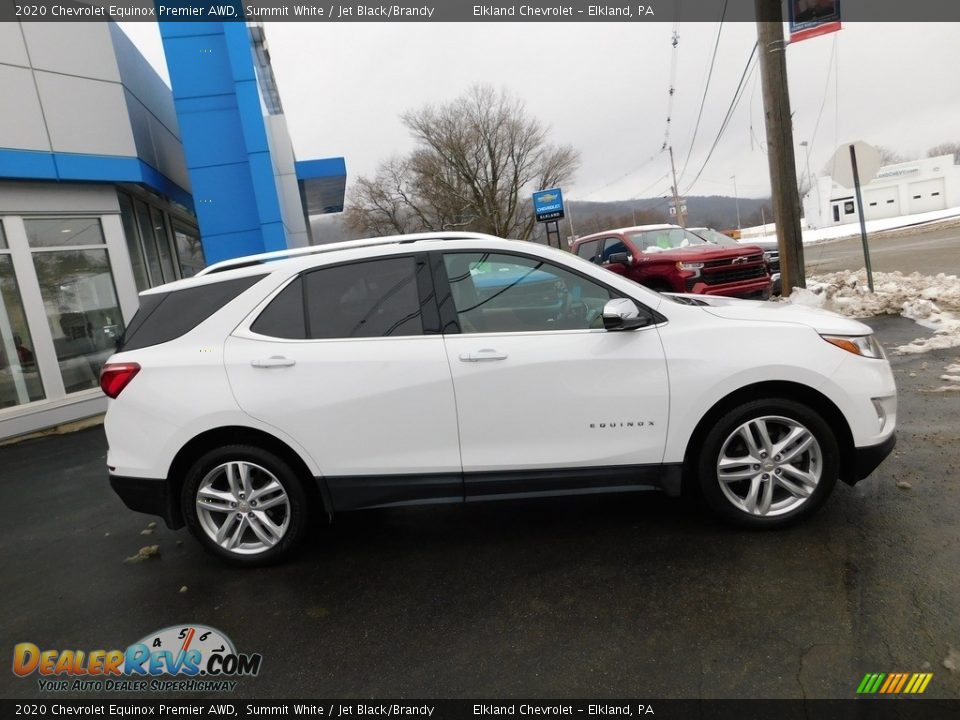 2020 Chevrolet Equinox Premier AWD Summit White / Jet Black/Brandy Photo #6